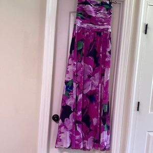 Ralph Lauren floral gown size 4